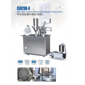 Semi automatic capsule filling and sealing machine
