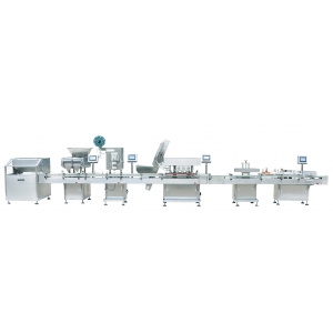 Automatic capsule tablet packing line